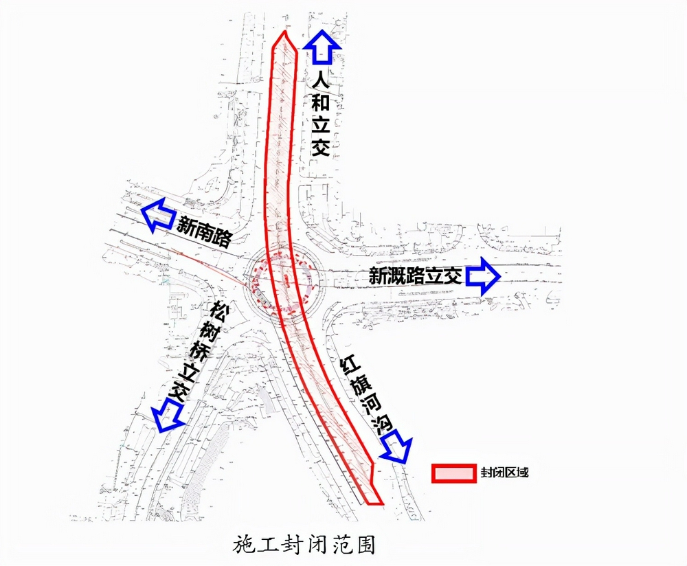 新牌坊立交天桥吊装施工期间交通出行提示