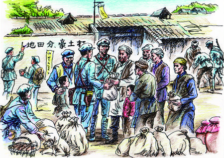 本土画家卢真庆创作11幅连环画再现红军长征在綦江
