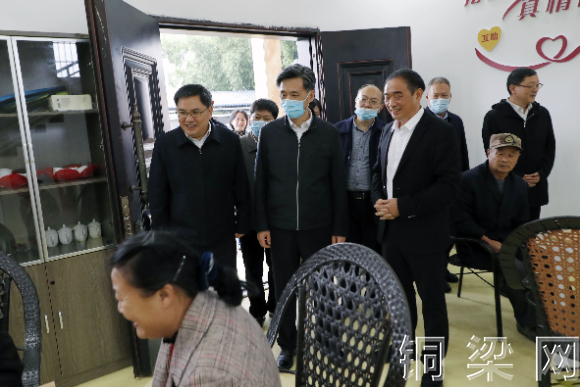 市人大常委会副主任周旬来铜调研养老服务工作