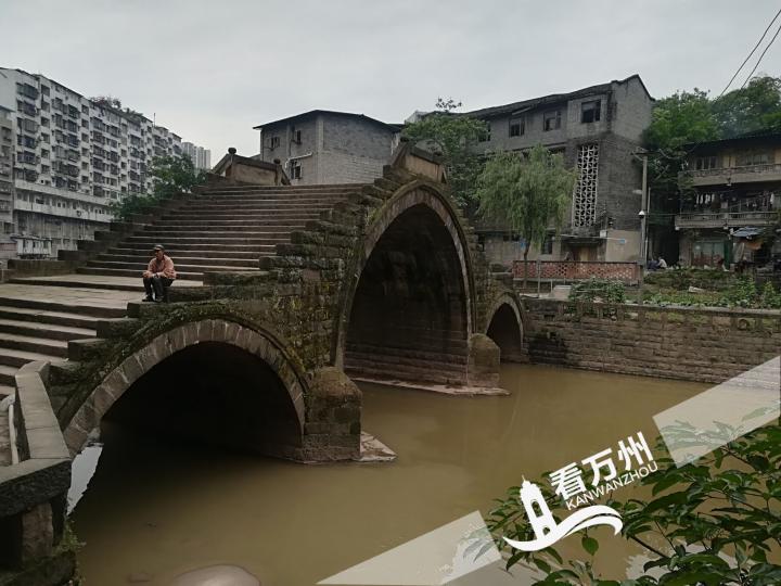 万州城区最老的桥完成加固维修