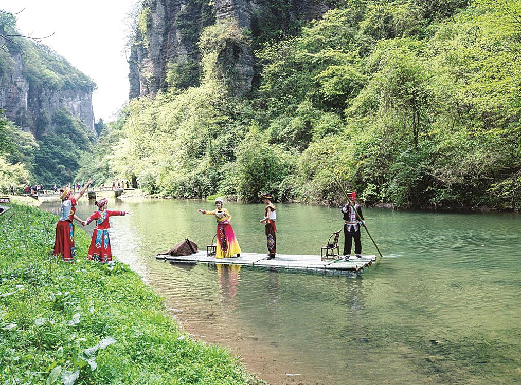 奉节龙桥河景区正式开园