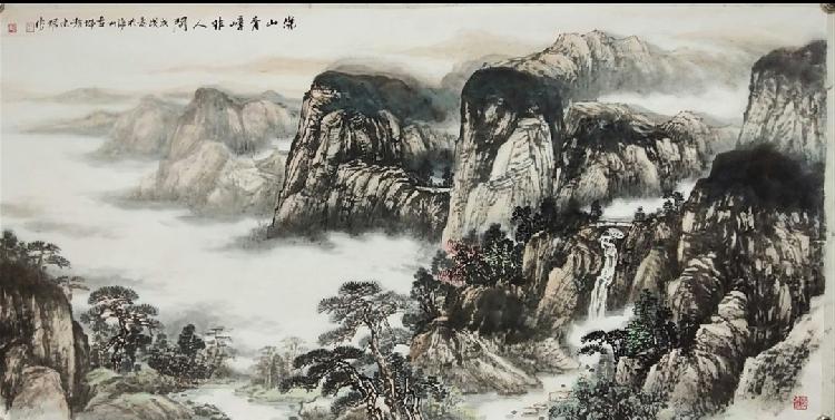 百佳艺术网:山水情怀画家赵建军,画美家乡匠心独运