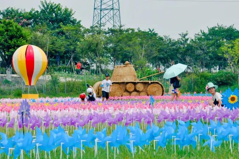 惊艳开封陈留运河小镇5月1日花海风车节震撼来袭全场免费玩