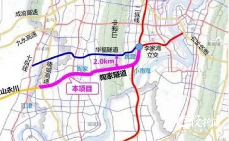 土主隧道明年通车大学城复线隧道有了新动态