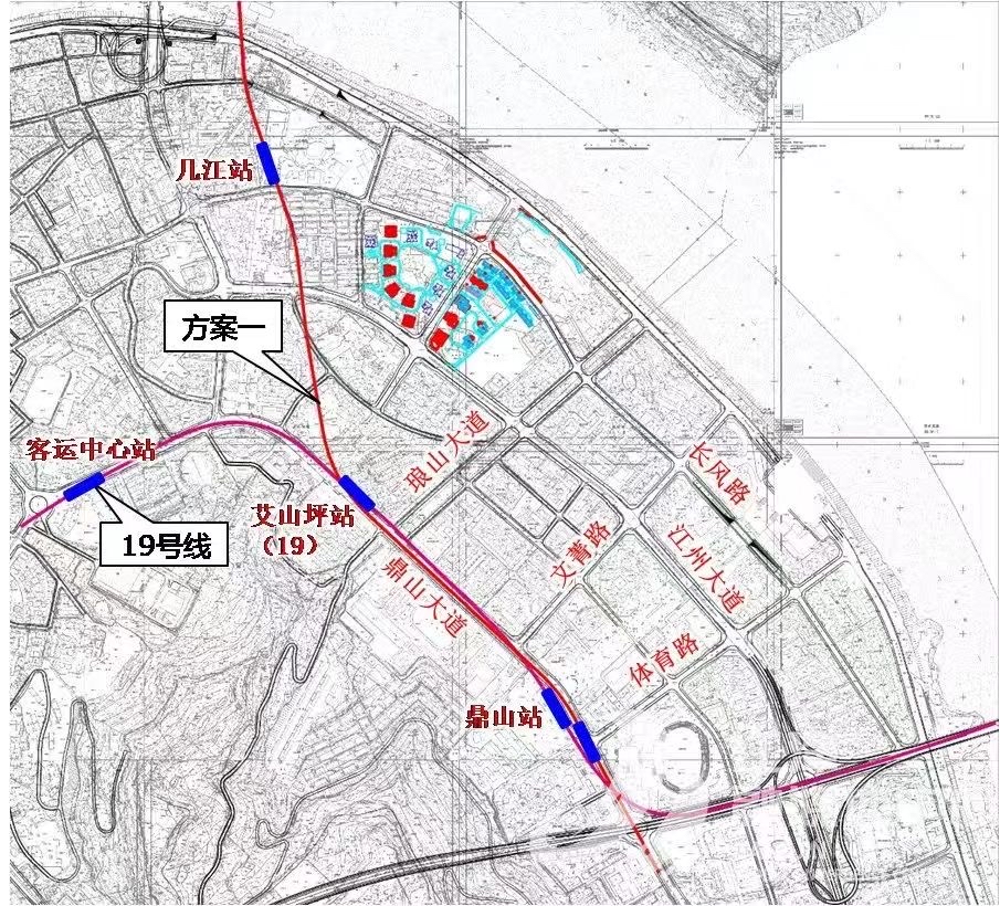 轨道交通5号线增设几江站,鼎山站