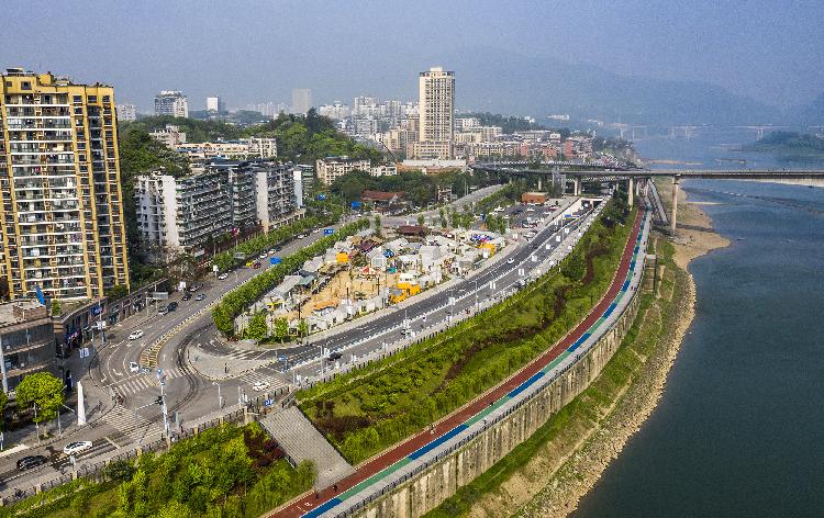 2020年4月14日,重庆市北碚区正码头广场码头没有轮渡.秦廷富 摄.jpg