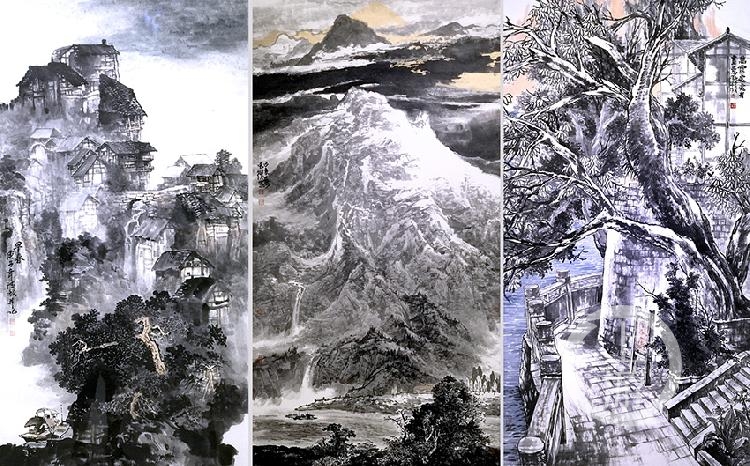 图片 > 正文著名山水画家,百米国画长卷《大三峡》作者,重庆艺林画院