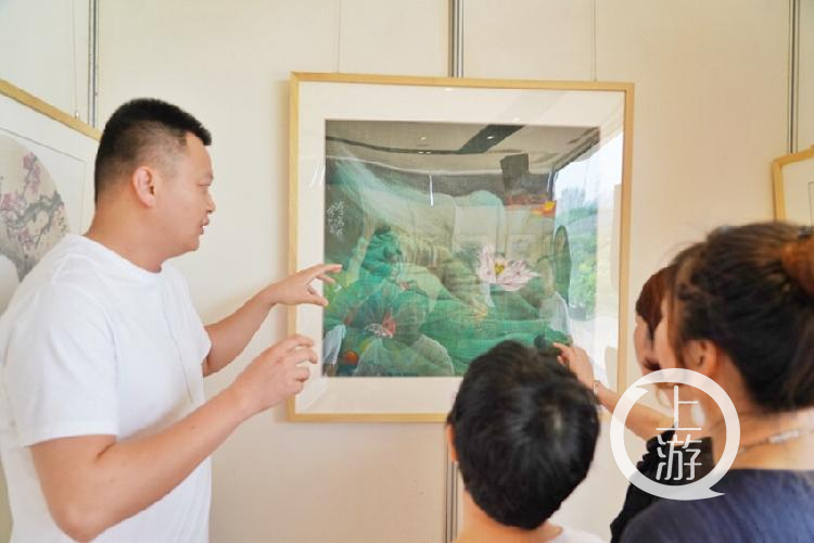 重庆画家刘海石夏布画展开展市民五一期间可免费参观