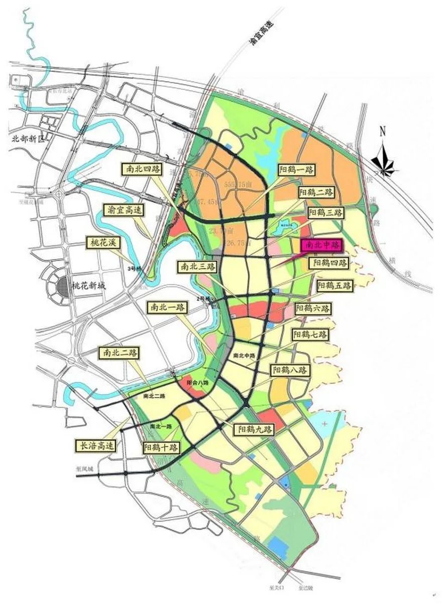 长寿区葛兰镇新城规划图片