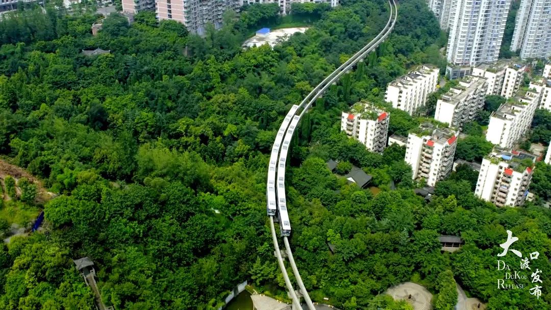 列車穿花90°過彎,公軌同橋建橋,金家灣,劉家壩,白居寺平安,大渡口,新