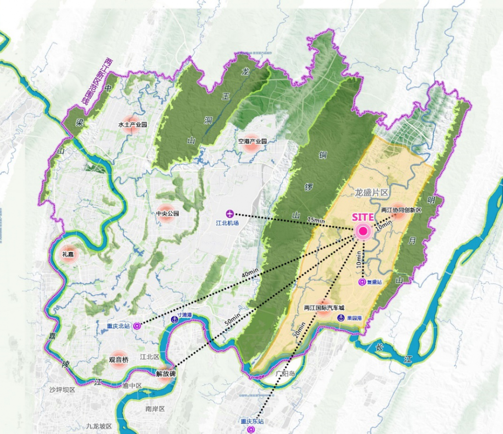 重庆两江新区控规图图片