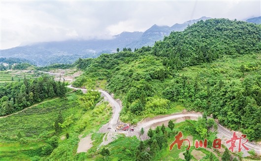 南川大有镇环山公路8月底完工