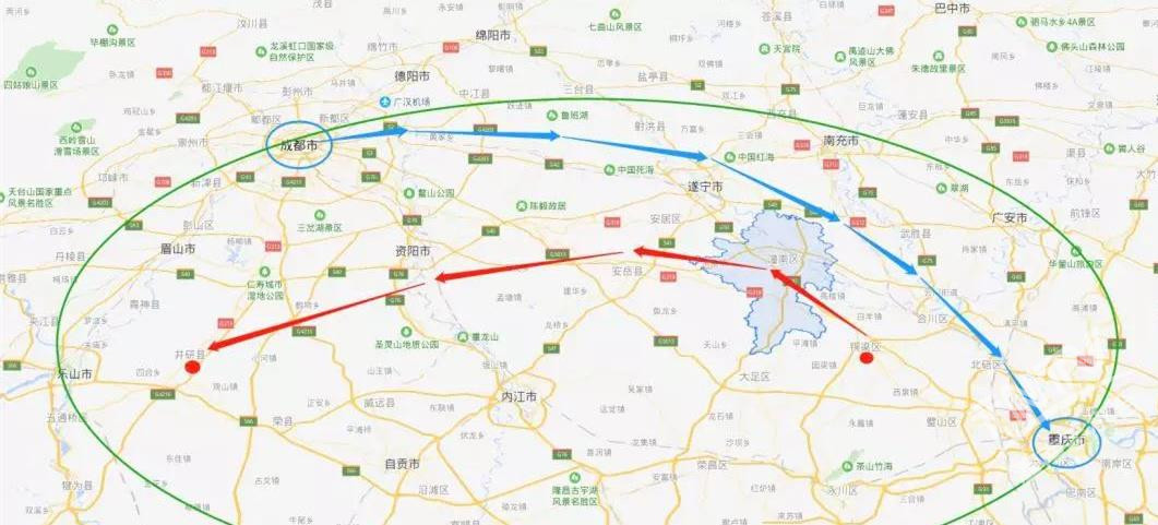 潼荣高速潼南段线路图图片