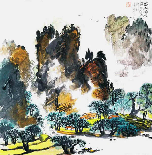 中国著名武陵山水画家—童世明