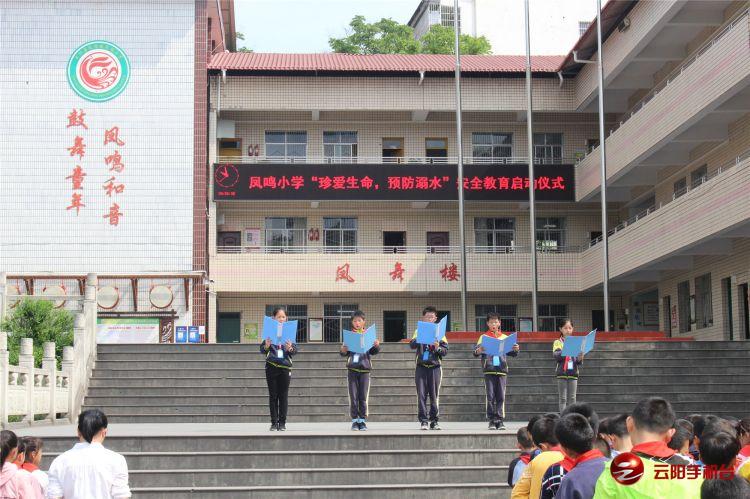 凤鸣小学开展"珍爱生命,预防溺水"安全教育活动