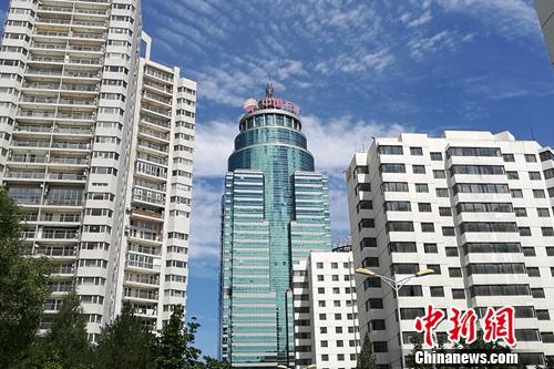 资料图：北京市亚运村北辰附近某小区楼外景。中新网 程春雨 摄