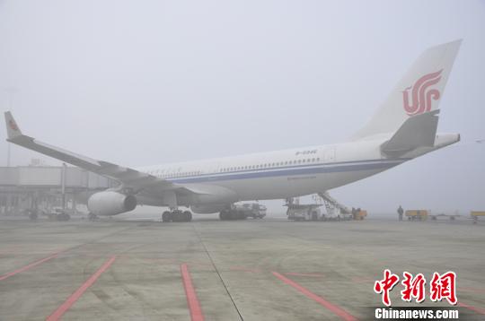 成都机场因大雾停航近万名旅客滞留