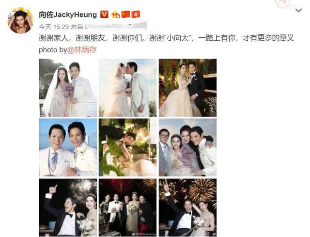 郭碧婷向佐大婚，明星纷纷送祝福，文章、汪峰和陈建州遭网友讽刺
