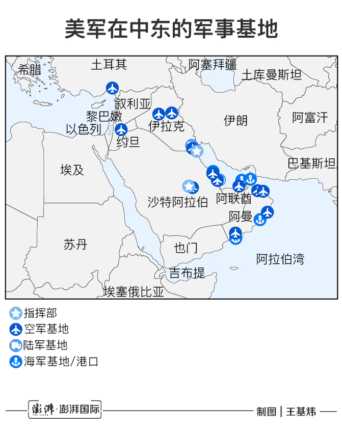 美駐伊拉克基地遭襲,還有多少美軍基地在伊朗射程範圍內?