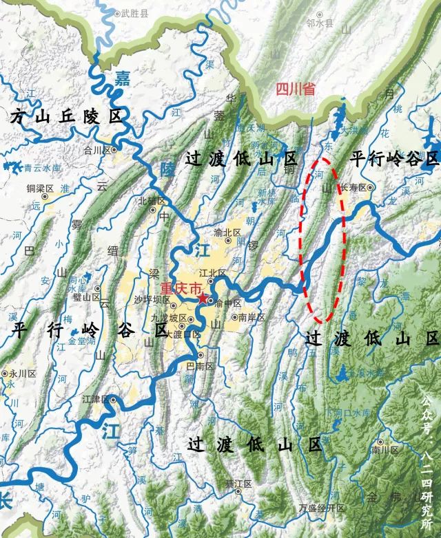 重庆渝中半岛地形图图片