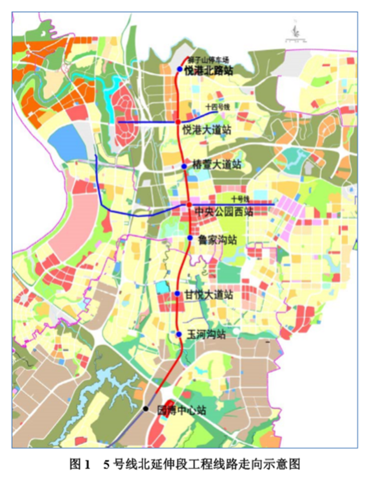 重庆五号线北延伸段图图片