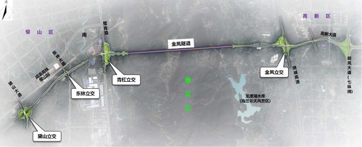璧山六旗隧道规划图图片