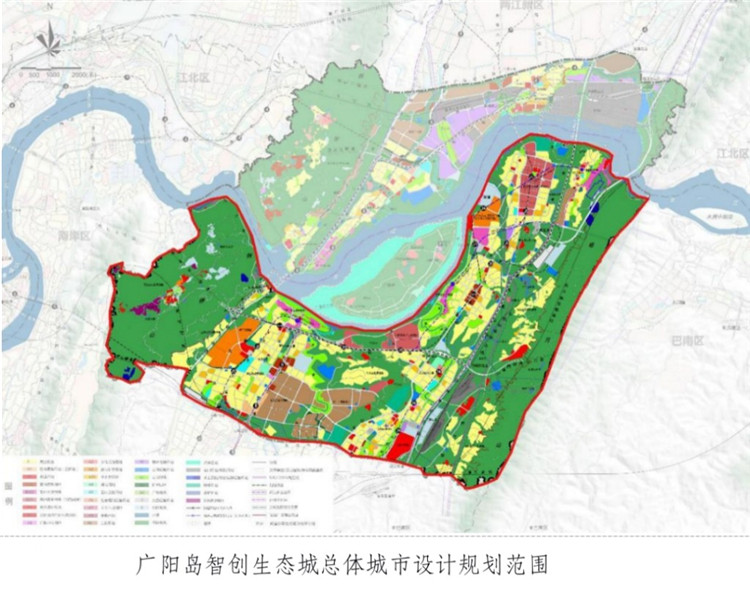 重庆广阳岛规划效果图图片
