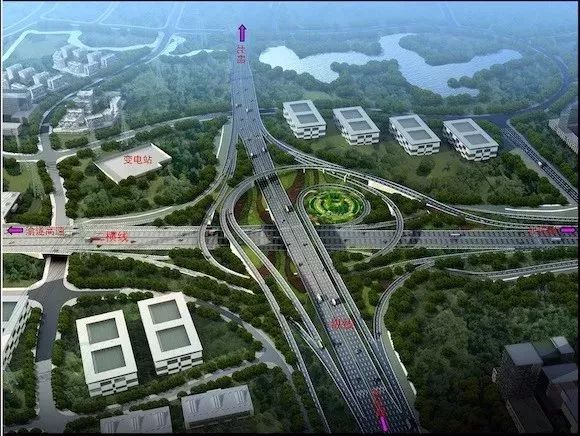 一纵线中心站至狮子岩段项目位于西部 (重庆)科学城北部,渝蓉高速渝西