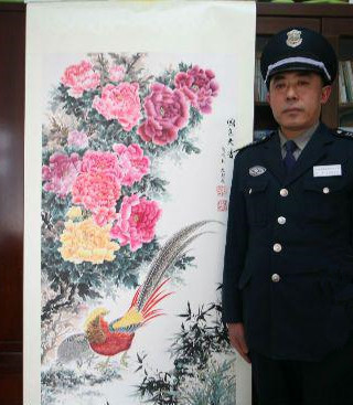 北京大学医学部出了个保安画家 技惊四座