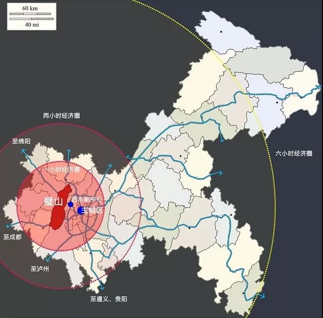 璧山区城市地图图片