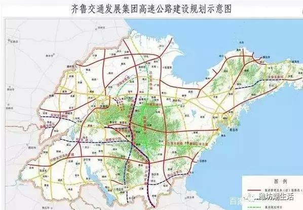济潍高速青州详细图图片