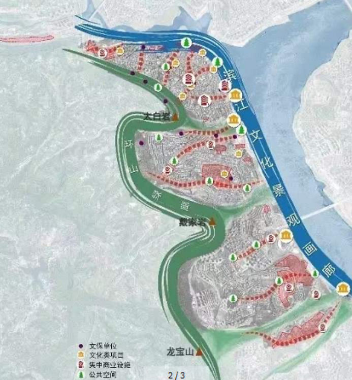 万州江湾新城规划图图片