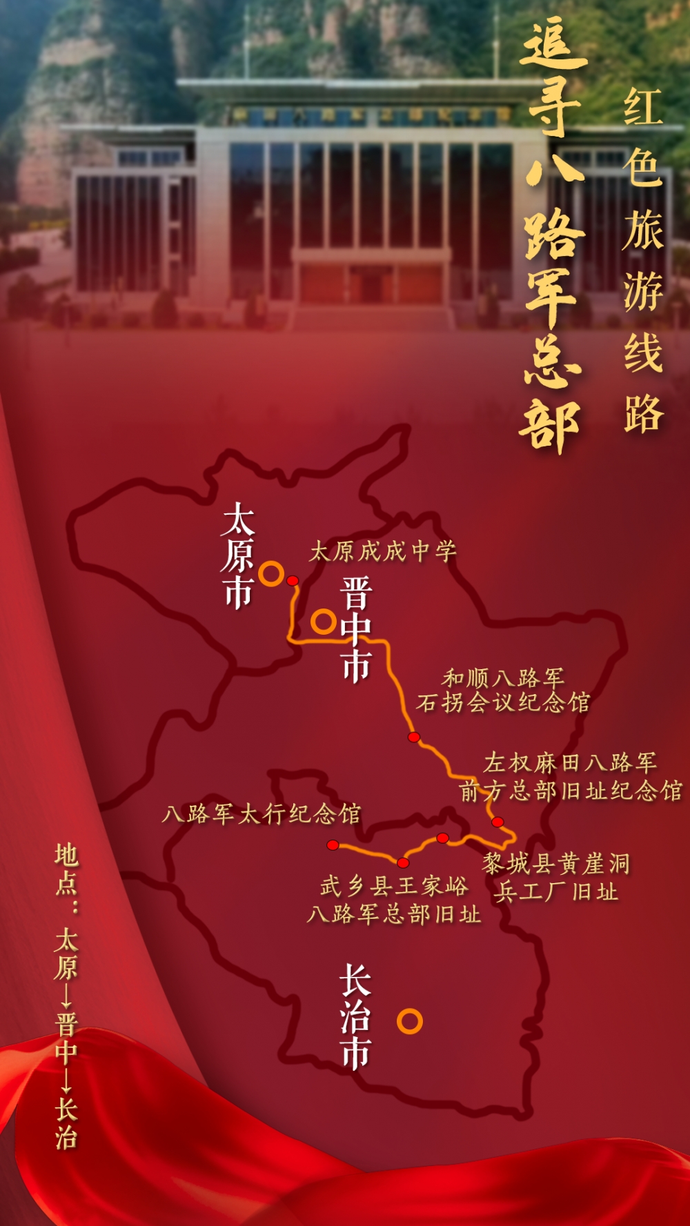 西安红色旅游线路设计图片