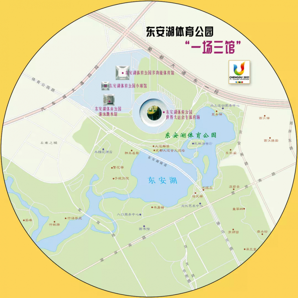 文博体育公园地图图片