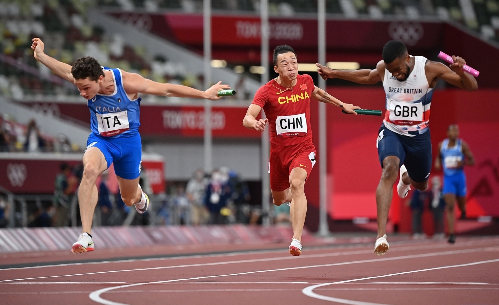 （东京奥运会）田径——男子4x100米接-FZ00036730392.JPG