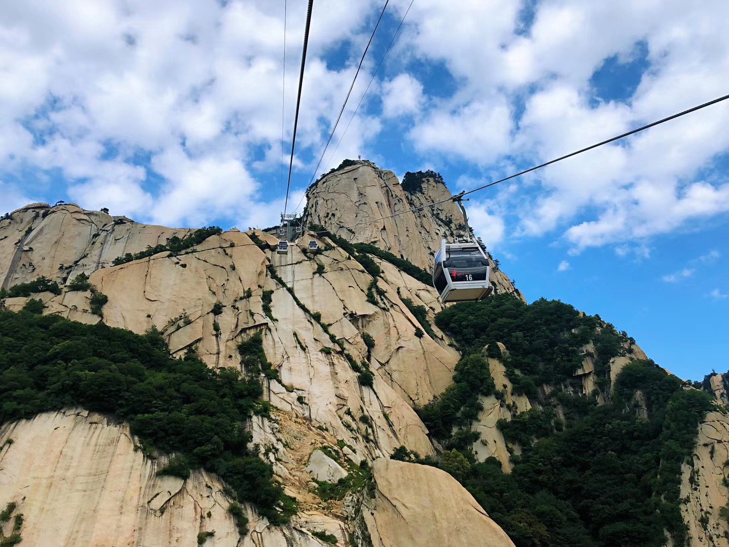 华山|旅游商、媒体齐聚华山 一览华山西峰观光索道之风采