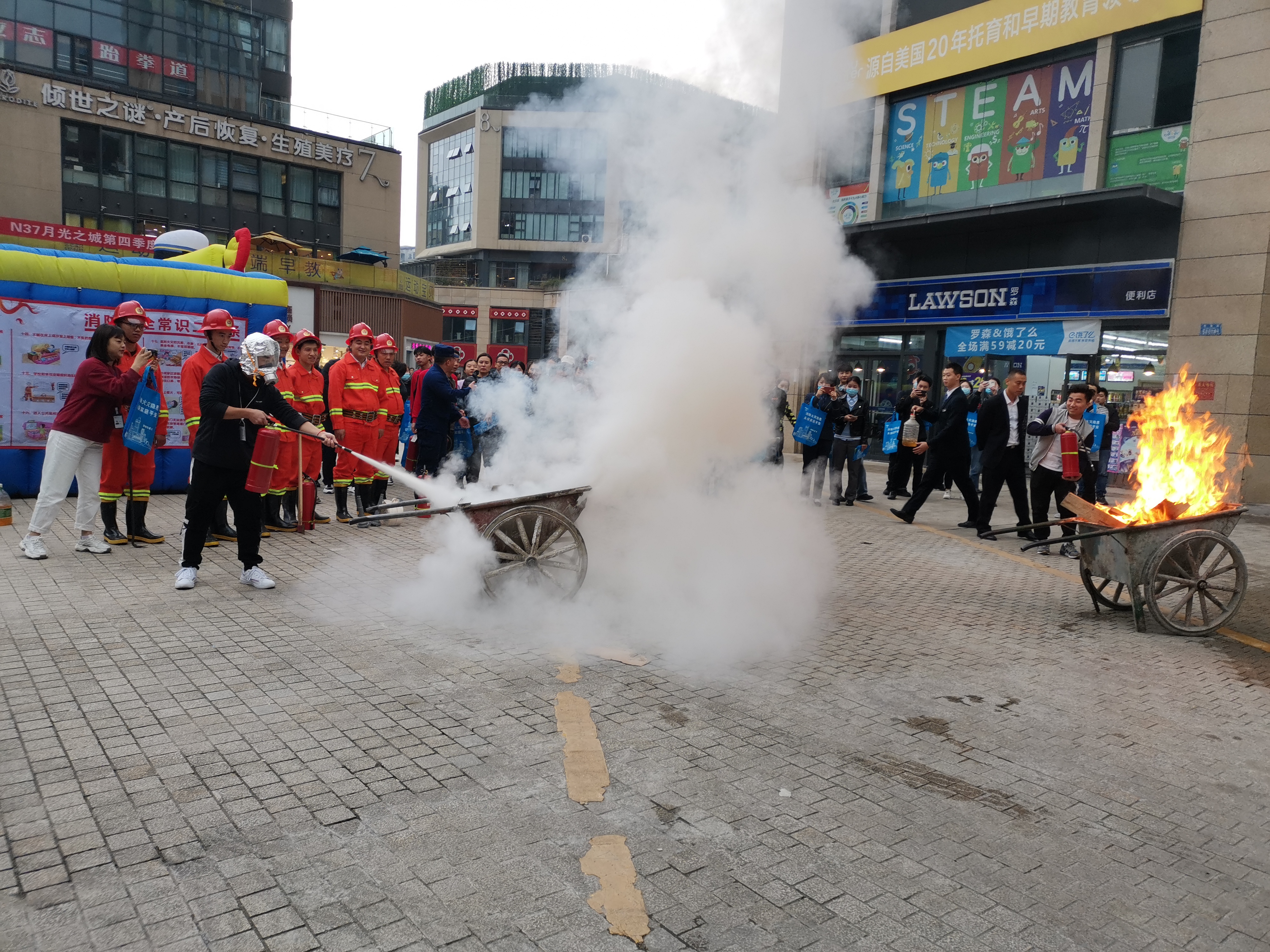 消防 渝北 鸳鸯街道|渝北区鸳鸯街道举行消防疏散演练活动