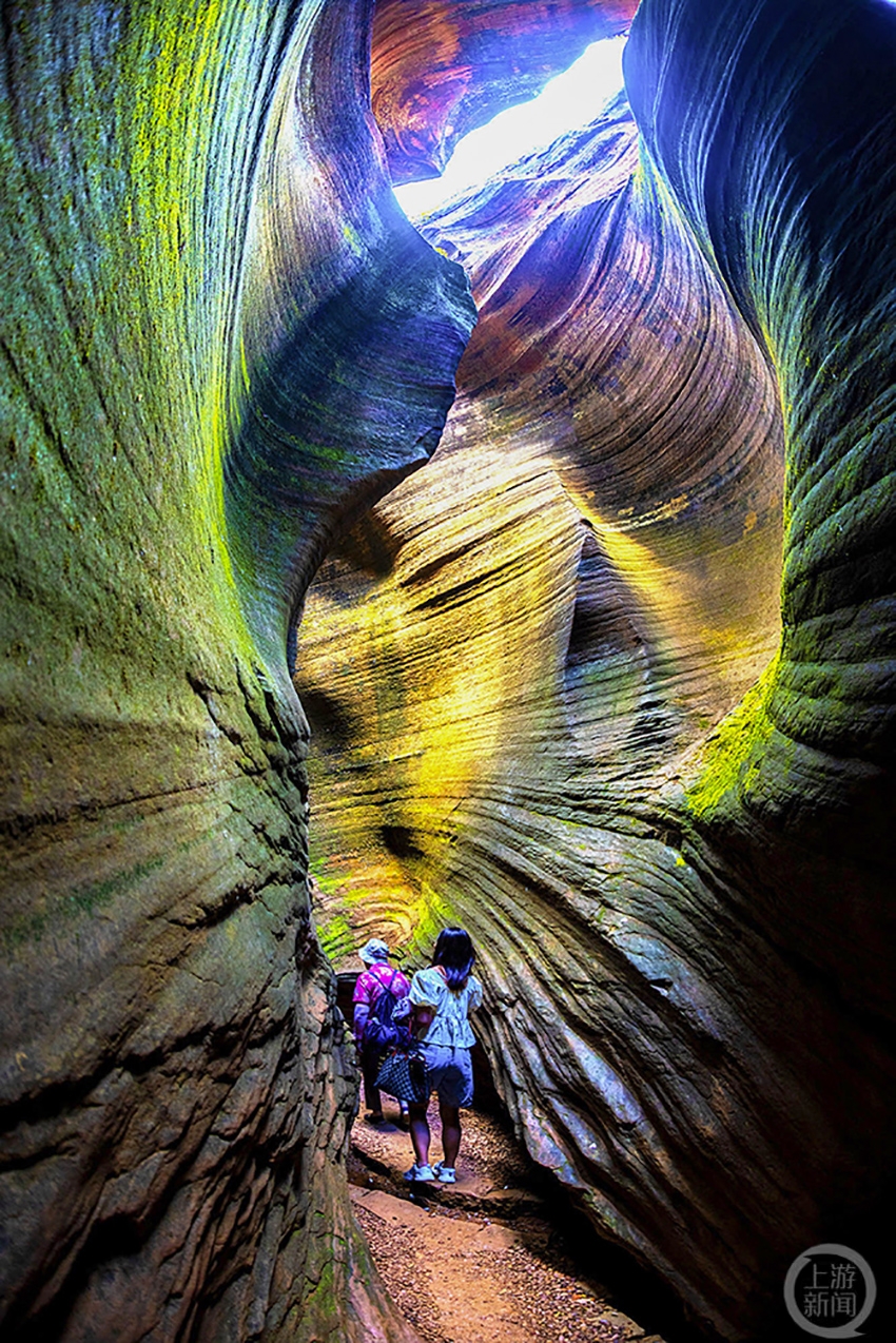 甘泉大峡谷风景区图片图片