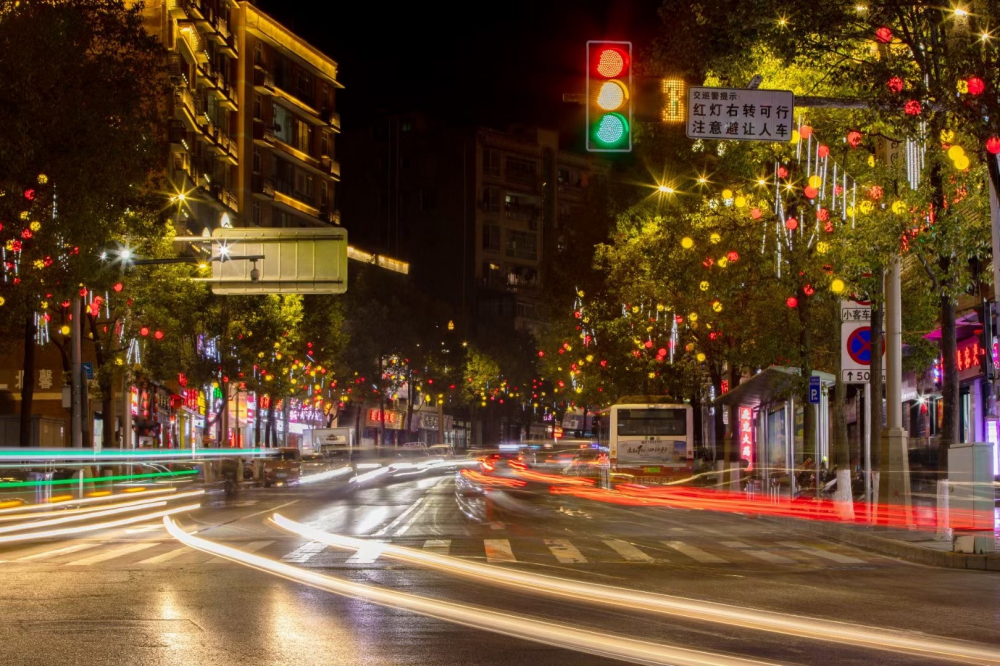 小城夜景图片图片