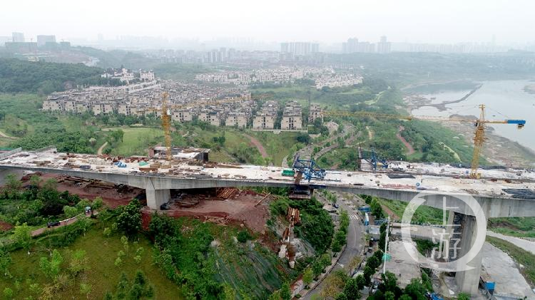 助力成渝地區雙城經濟圈禮嘉嘉陵江特大橋首個次跨合龍