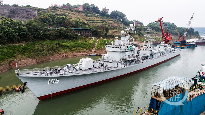 现场打探九龙坡区建川海防博物馆景区加紧施工迎接166舰