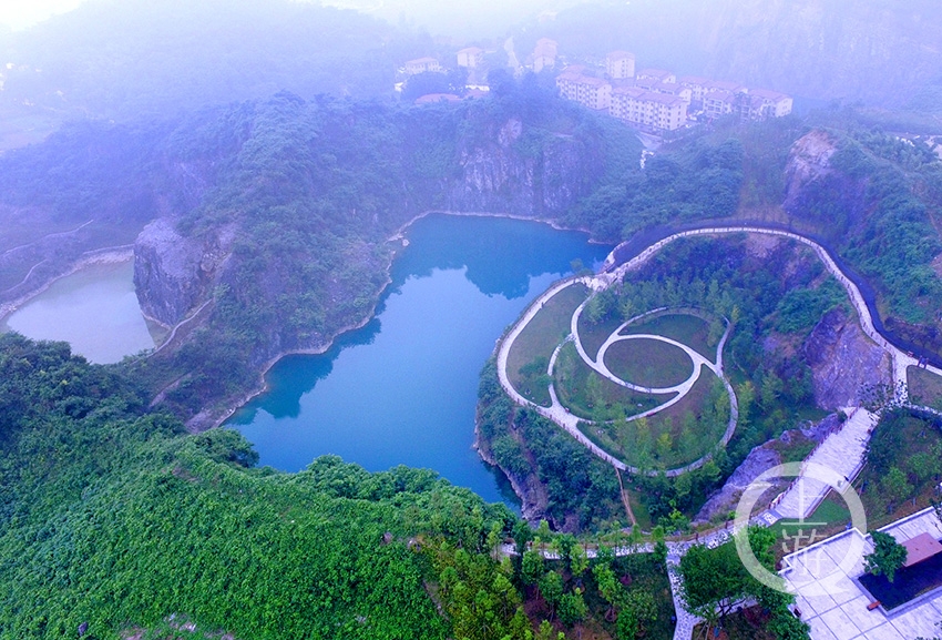 又添美景打卡地重慶九寨溝渝北銅鑼山礦山公園歷時5年修復打造正式