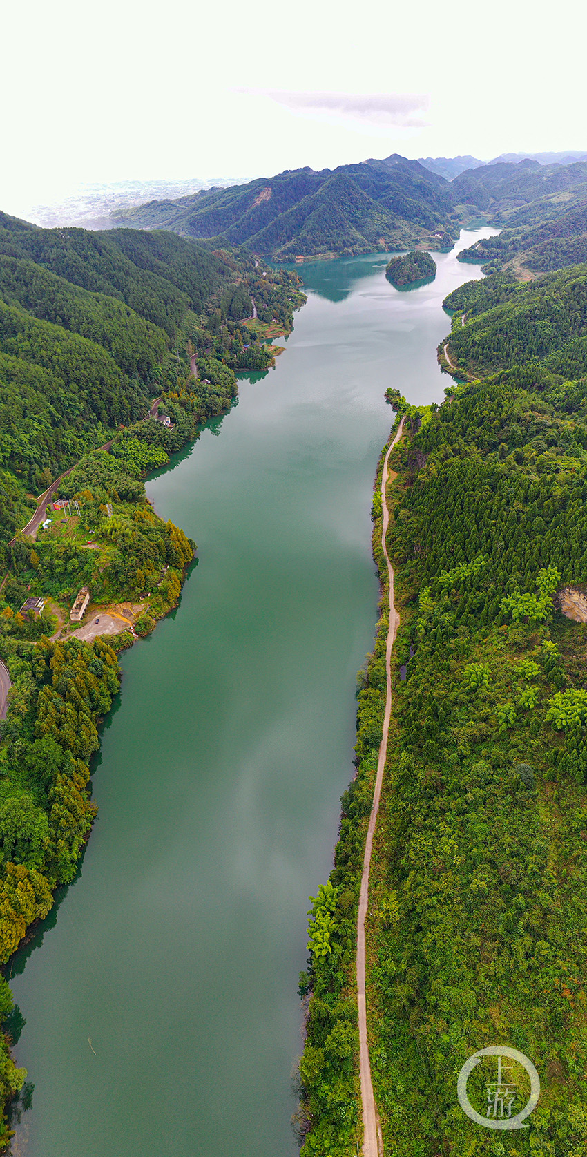 梁平百里竹海明月湖 秋雨时润,秋色渐浓