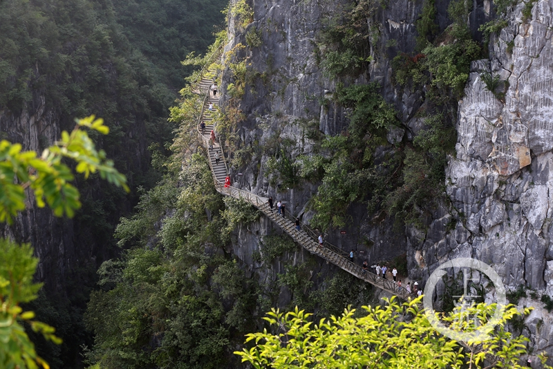 黔江大峡谷图片