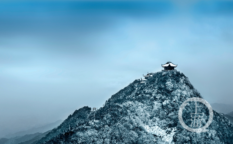 華鎣山高山雪景惹人醉